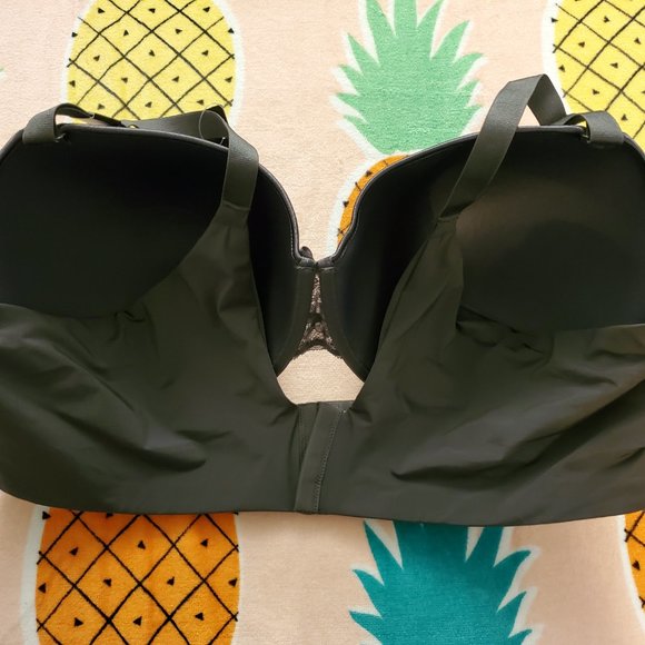 NEW TORRID DARK GRAY SEXY FULL COVERAGE BRA 46DDD - Picture 2 of 3